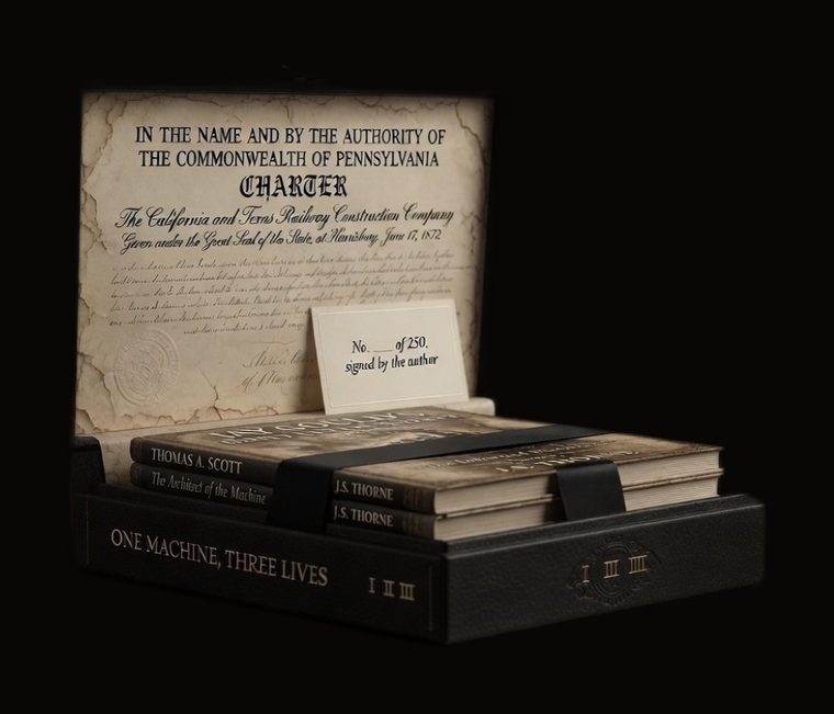 One Machine, Three Lives slipcase set, signed and numbered