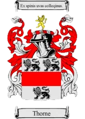Thorne family crest