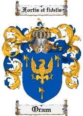 Oram family crest