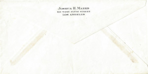 Oct 18 1962 Letter from Joshua H. to Julia Marks